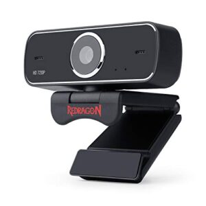 Webcam Gamer e Streamer Redragon Fobos 720p GW600, Preto