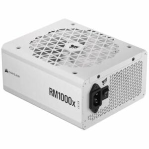 Fonte de alimentação totalmente modular CORSAIR RMx Shift White Series, RM1000x Shift Branca, 1000 Watts, 80 PLUS GOLD
