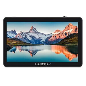 FEELWORLD F6 Plus V2 6 polegadas 3D LUT tela sensível ao toque DSLR câmera monitor de campo vídeo IPS assistência de pico de foco de vídeo FHD1920 x 1080 suporta saída de entrada HDMI