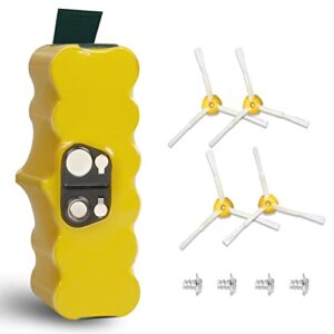 BATTOOL Bateria Ni-Mh 5,0Ah 14,4V compatível com substituição de bateria iRobot Roomba R3 500 600 700 800 900 Series 510 530 535 540 550 552 560 570 580 595 620 650 655 6 60 675 690 760 770 780 790