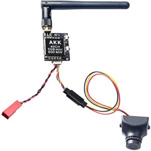 AKK Transmissor FPV KC04 5,8G 600mW 700TVL 2,8 mm Câmera FPV de 120 graus para quadricóptero de corrida