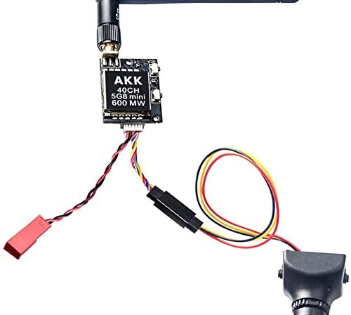 AKK Transmissor FPV KC04 5,8G 600mW 700TVL 2,8 mm Câmera FPV de 120 graus para quadricóptero de corrida