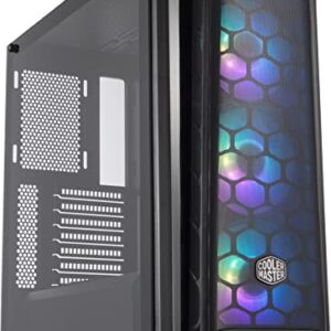 Gabinete Cooler Master MasterBox MB511 ARGB, ATX, Lateral em Vidro Temperado, PSU Cover, 3 Ventoinhas ARGB Frontais, Frontal em Tela