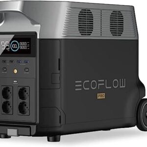 EF ECOFLOW Delta Pro Estação de Energia Portátil 3600 Wh, 220V, Gerador Solar LiFePO4, Fonte Expansível até 25 kWh, Armazenamento para Casa, Queda de Energia