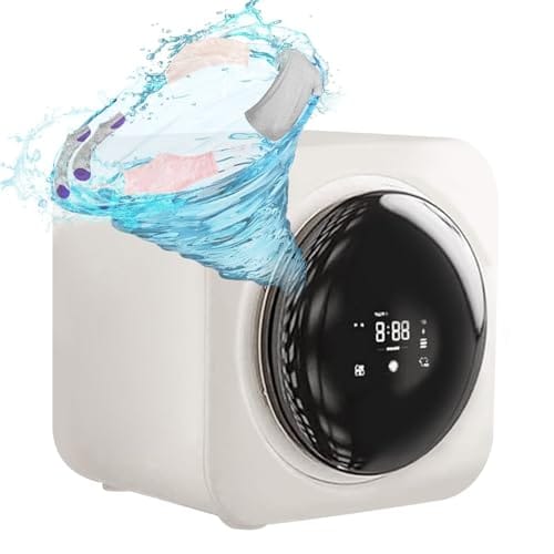 Máquina De Lavar Roupa Totalmente Automática, Máquina De Lavar Roupa De Parede De 3.5L, Com Visor LED/Despejo De Drenagem / 4 Modos, Secadora Portátil Para Apartamentos