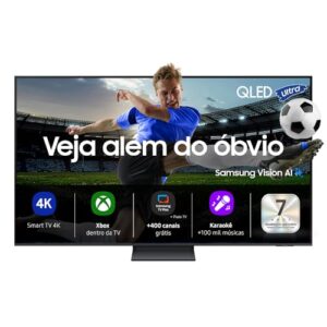 Samsung Vision AI TV 55" QLED Ultra 4K Q8F 2025, Pontos Quânticos, Processador com AI, Xbox Cloud Gaming