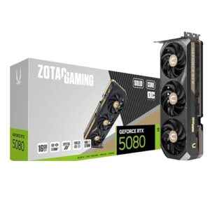 ZOTAC Gaming GeForce RTX 5080 Solid Core OC 16GB GDDR7 Reflex 2 RTX AI DLSS4