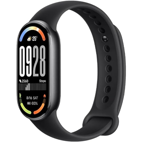 Relógio Mi Band 10 smart-band 10 (GLOBAL) Pulseira, Tela AMOLED 1,72, Relógio inteligente, Fitness, Pulseira Impermeável,150 Modos Esportivos (PRETO) atualizado