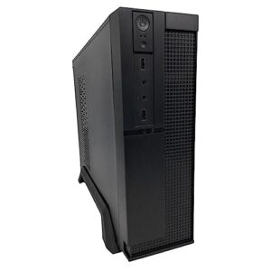 GABINETE K-MEX SLIM MICRO ATX GM-04CC C/ AC AUDIO 97+2* USB 2.0 C/FONTE PB200 - GM04CCBN001CB0X