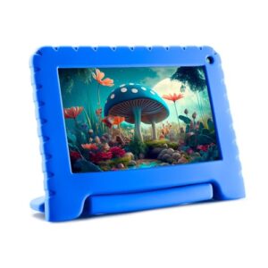 Tablet Infantil Kid Pad Azul 64GB + Tela 7 pol + Wi-fi + Android 13 + Quad Core Multi - NB410