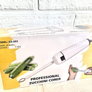 Elétrico 110 Volt Profissional, Resistente, Cortador De Abobrinha, Cortador/Furadeira De Vegetais, Branco
