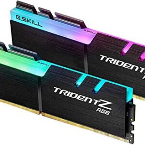 G.SKILL Trident Z RGB Series DDR4 RAM (XMP) 32GB (2x16GB) 3600MT/s CL18-22-22-42 1,35V Intel AMD Desktop Computer Memory U-DIMM (F4-3600C18D-32GTZR)