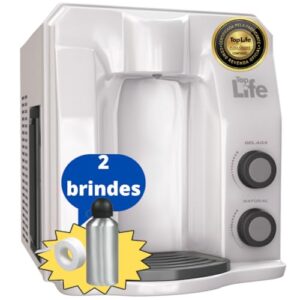 Purificador Super Água Alcalina Mineralizada Gelada Ph 9,5 Redox/Pral Negativo Flex HE - Top Life (220, Branco)