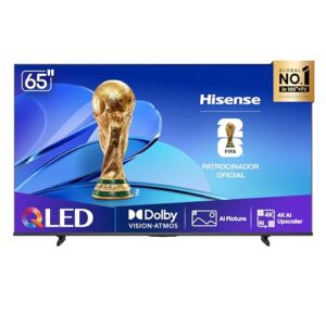 Hisense Smart TV UHD 4K QLED 65" Polegadas 65Q6QV com HDR10+, Dolby Atmos, Sports Mode, Game Mode Plus e Compatível com Alexa