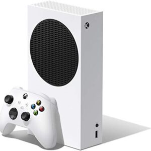 Microsoft Xbox Series S 512 GB All-Digital Console de jogos + 1 controle sem fio Xbox, branco - resolução de 1440p, até 120 FPS, 802.11ac 2x2 WiFi - WEPGPY HDMI Cabo