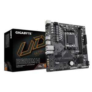 Placa Mãe Gigabyte B650M H (AM5/2xDDR5/HDMI/DisplayPort/M.2/USB 3.2)