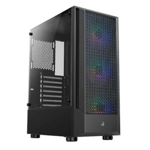 Gabinete Gamer Wave Preto Argb | Rise Mode | 3 Fans Argb
