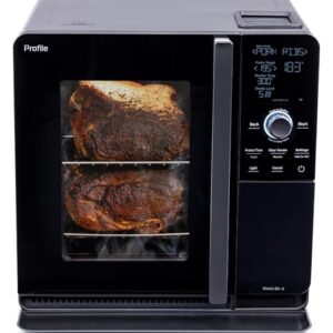 GE Profile™ Smart Indoor Pellet Smoker, Defumador a Pellets, WiFi Conectado, Elétrico, Preto