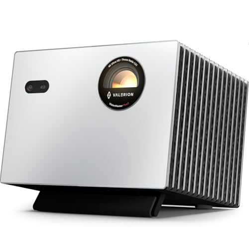 Valerion StreamMaster Plus2 Projetor a Laser 4K - Cinema IMAX de 300", 4ms | 240Hz, Projetor para Jogos com 3D, Dolby Vision, HDR10, Google TV, Casa Inteligente e Assistente de IA