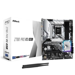 ASRock Z790 Pro RS WiFi Intel Z790 Soquete 1700 DDR5 Placa-mãe