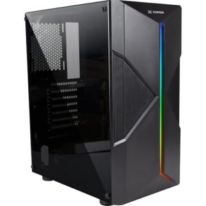 Gabinete Gamer Mid Tower HOLT RGB Fortrek