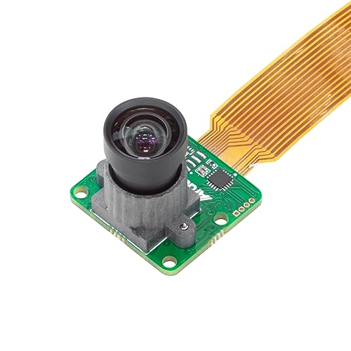 Arducam Câmera HQ para Raspberry Pi, IMX477 de 12 MP, lente M12 de baixa distorção, placa de câmera de 25 x 24 mm compatível com Pi 5, 4, 3/3B+ e Zero 2W