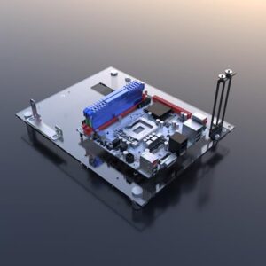 DALAIBUKESI Gabinete De Acrílico Aberto Faça Você Mesmo Para Placas-Mãe Itx, Jogos E Bancadas Teste