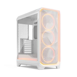 Fractal Design Meshify 3 Ambience Pro RGB Branco TG Clear Tint - Estojo de computador