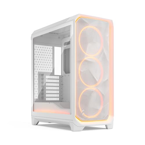 Fractal Design Meshify 3 Ambience Pro RGB Branco TG Clear Tint - Estojo de computador