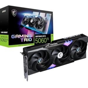 MSI GeForce RTX 5060 Ti Gaming Trio OC, 16GB GDDR7, 2647MHz, 3 DisplayPort + HDMI