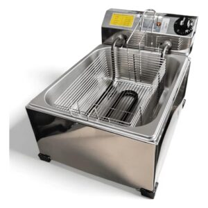 Fritadeira elétrica a óleo 3 litros profissional com Inmetro 110v