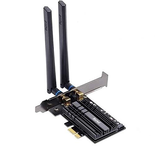 Placa Wireless WiFi 6 AX 5ghz Bluetooth 5.0 Intel AX200 FV-AX3000 PCI-e X1 Preto