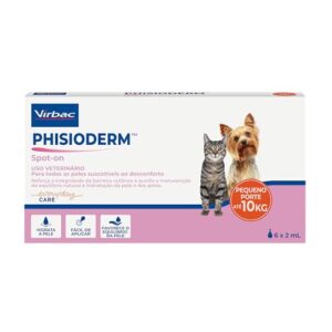 Virbac Phisioderm Spot On S.i.s 2ml Cães e Gatos Até 10kg