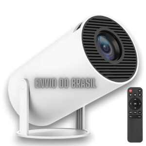 Mini Projetor Portatil Wifi 5g Bluetooth Android 4K 1080 Full HD Smart Tv HY300