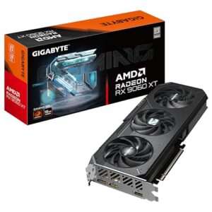 Gigabyte Placa gráfica Radeon RX 9060 XT Gaming 16G - 16GB GDDR6, 128bit, PCI-E 5.0, 3230 MHz Core Clock, 2 x DisplayPort, 1 x HDMI, GV-R9060XTGAMING-16GD