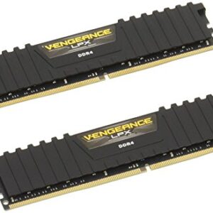 Corsair Kit de memória DRAM Vengeance LPX 32 GB (2 x 16 GB) 2133 MHz C13 DDR4 – Preto