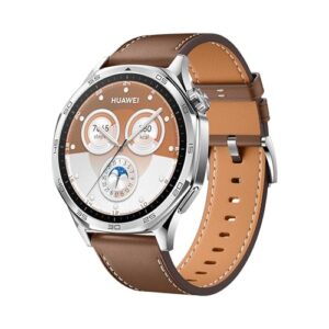 Smartwatch, HUAWEI WATCH GT 5 46mm, Nova Experiência de Corrida e Ciclismo, Sharp-Edged Design, Até 2 Semanas de Bateria, Compatível com iOS e Android, Sistema GPS integrado, Marrom