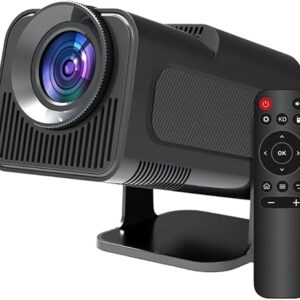 Projetor Portátil Mini com WiFi 5G, Bluetooth 5.0, Android 11, Suporte 4K 1080P Full HD, 12000 Lumens, Correção Horizontal 180°