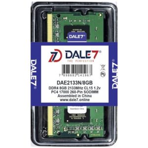 Dale7, Memória Dale7 Ddr4 8Gb 2133 Mhz Notebook 1.2V