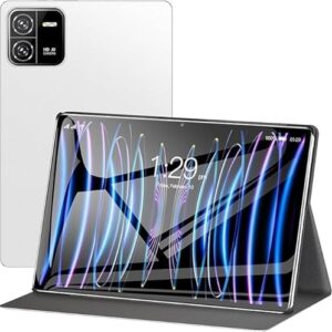 Tablet Pad 6 tela de 10,1 polegadas, 12 GB RAM + 512 GB ROM, 8 MP + 16 MP, tela IPS 1280x800, GPS, 5G,WiFi,Octa-Core, tablet Android 13 (Prata)
