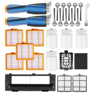 Peças de reposição para Shark AI AV2511AE AV2501S AV2610WA AV2501AE RV2502AE RV2610WA UR2500SR Kit de acessórios para aspirador de pó ultra robô escova principal e lateral, tampa de escova de rolo