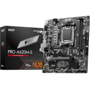 Placa Mãe MSI PRO A620M-E (AM5/2xDDR5/HDMI/VGA/M.2/USB 3.2)