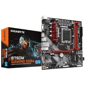 Placa Mãe Gigabyte B760M GAMING DDR4 (LGA 1700/2xDDR4/HDMI/DP/VGA/M.2/USB 3.2)