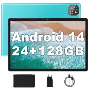 MARVUE Pad Tablet, Android 14, tablet 10,1 polegadas, Com Caixa, 24GB, tablet 128GB, Wi-Fi, Expansível até 1TB, Processador Octa-Core,GMS, Câmera Traseira de 12MP,Câmera Frontal de 5MP,azul