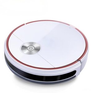 Aspirador de Pó Robô 3 em 1, Robo Aspirador e Passa Pano, Carregamento AutomáTico, App Inteligente Selecione a Rede WIFI de 2,4 GHz (Prata)