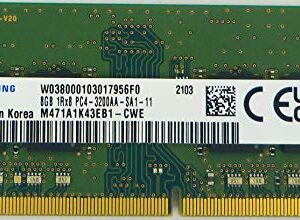 SpotMarket 8GB DDR4 3200MHz PC4-25600 1.2V 1Rx8 260-Pin SODIMM Laptop RAM Módulo M471A1K43EB1-CWE