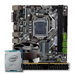 Kit Upgrade Mancer | Intel Core i3-3220 + Placa-mãe H61 + Memória 8GB DDR3 + Cooler incluso | Vídeo integrado | Socket LGA 1155 | KIT-MP-MANCER-25840