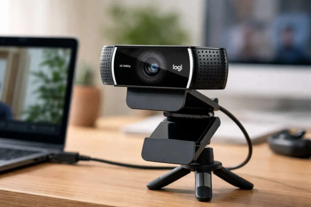 Webcam C922 entra em promoção por R$ 412,90 e dá imagem 1080p limpa