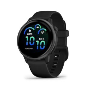 Garmin Relógio Vivoactive 6 Preto 43mm com Monitor Cardíaco de Pulso e GPS