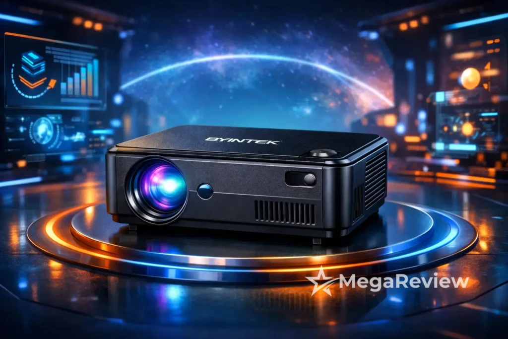 Projetor Byintek X30 com 40% OFF: menor preço hoje na Amazon